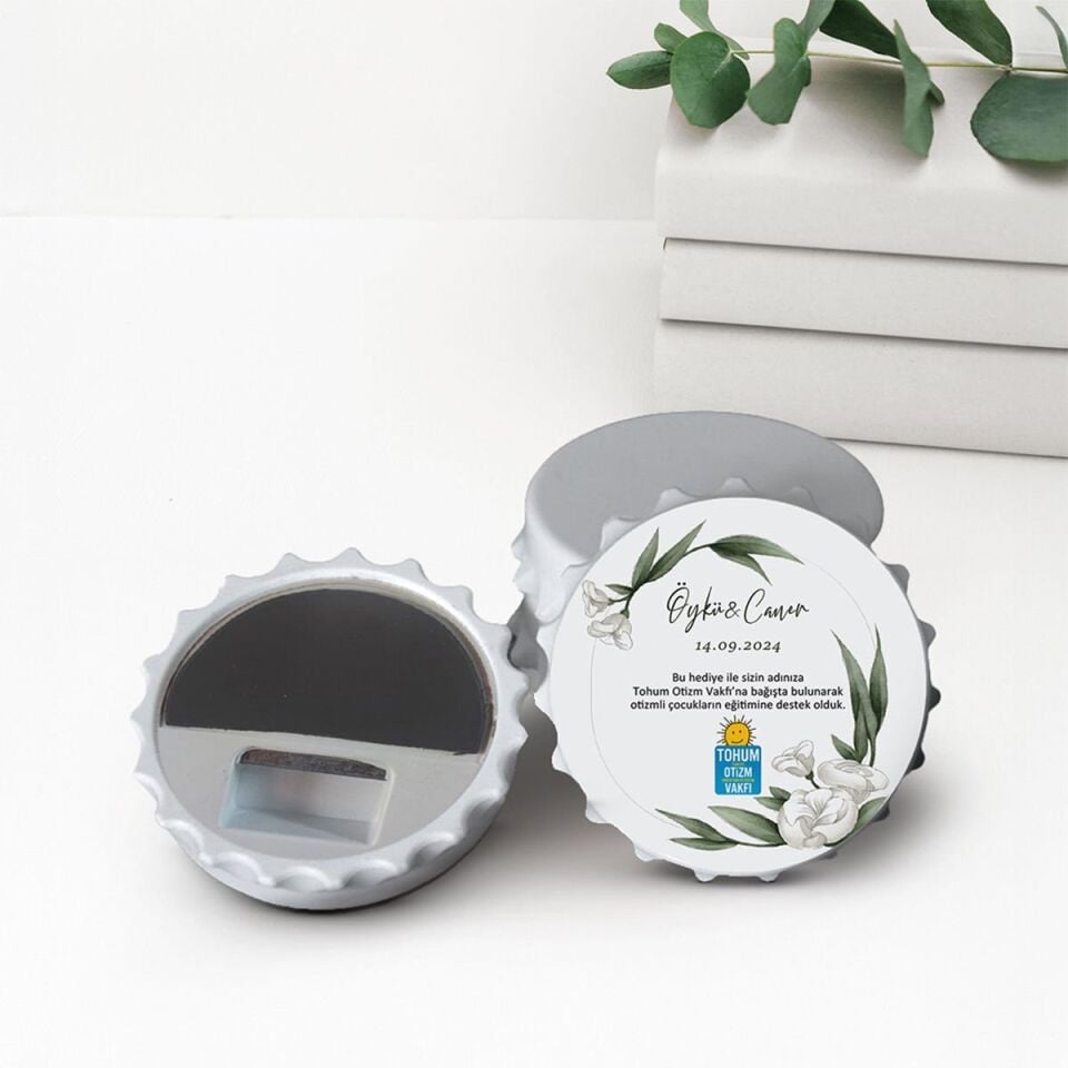 Kapak Açacak Magnet | Beyaz Zambak