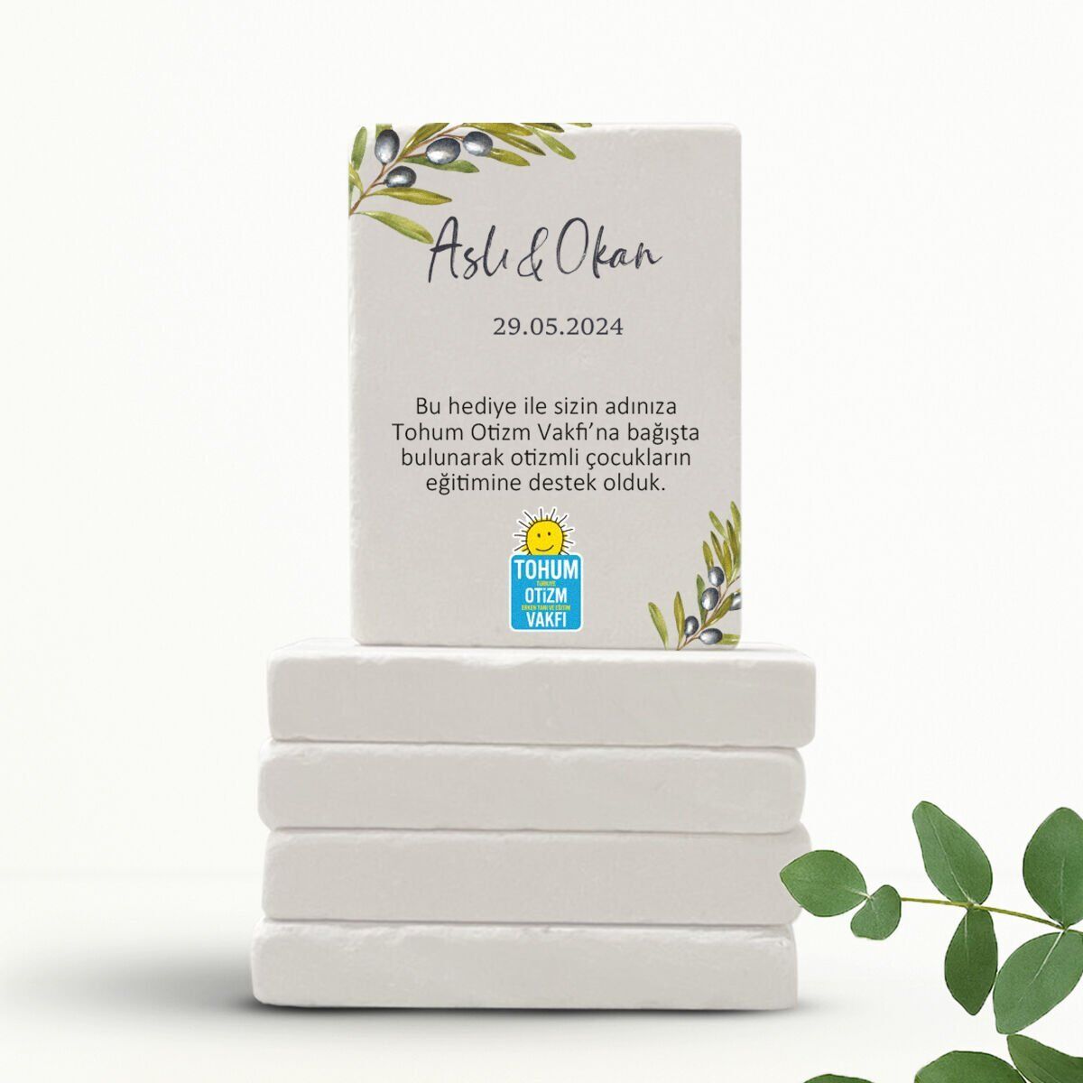 Doğal Taş Magnet | Zeytin Dalı