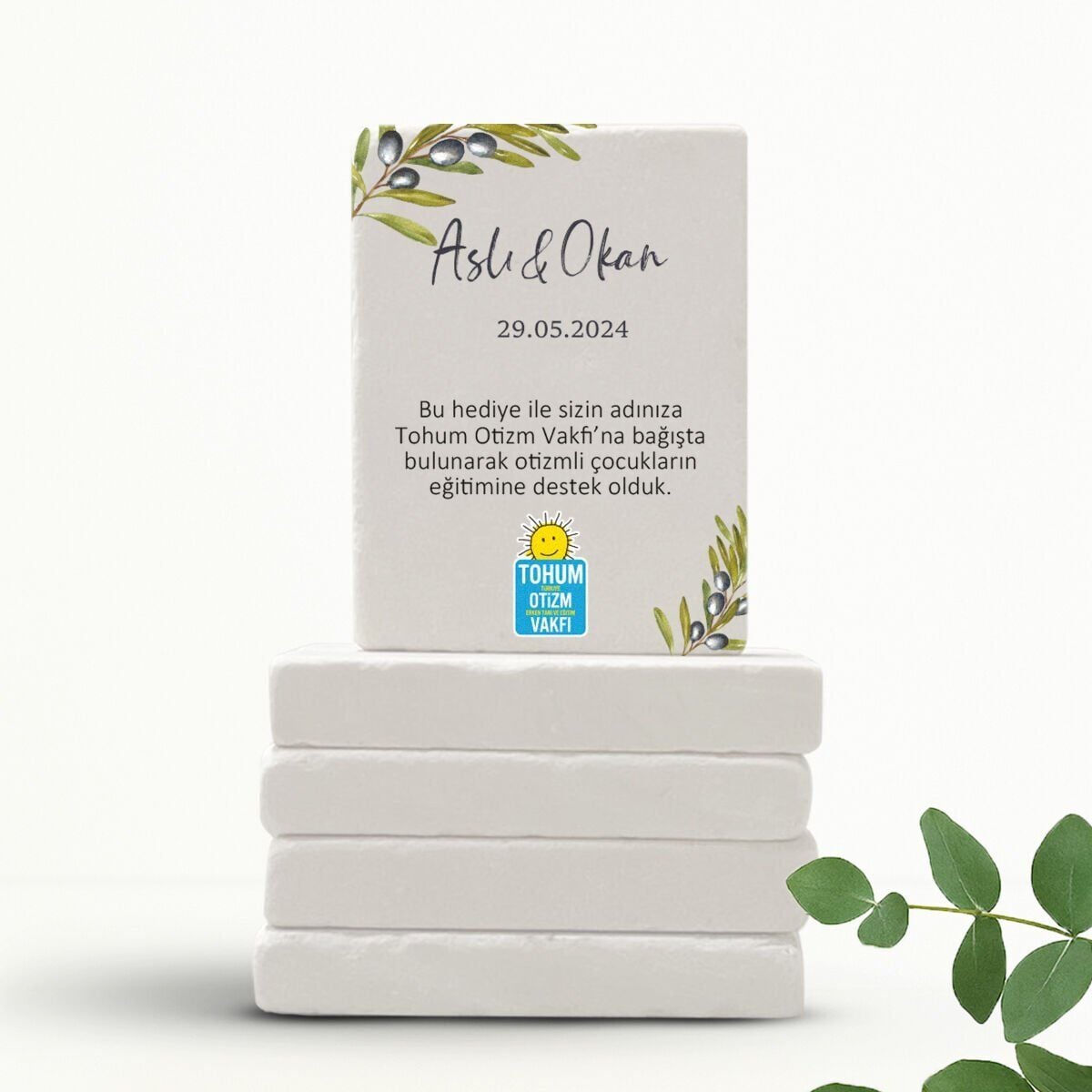 Doğal Taş Magnet | Zeytin Dalı