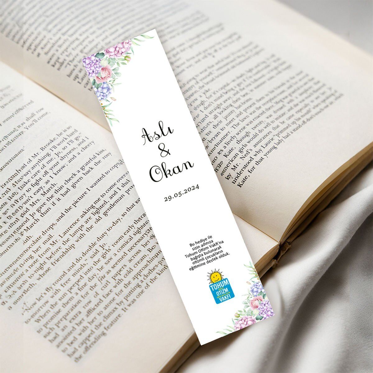 Kitap Ayracı | Ortanca Çiçek