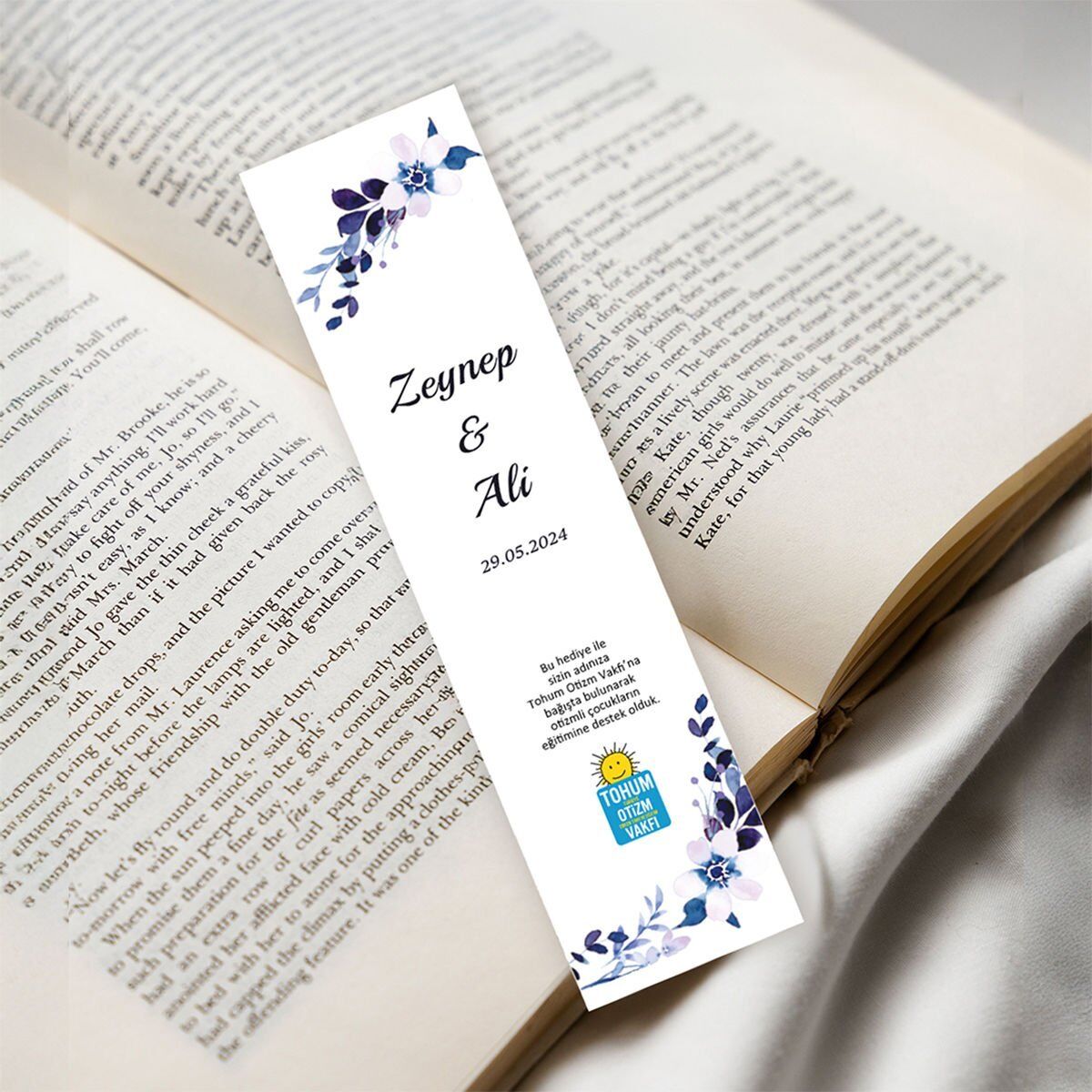 Kitap Ayracı | Mor Çiçek