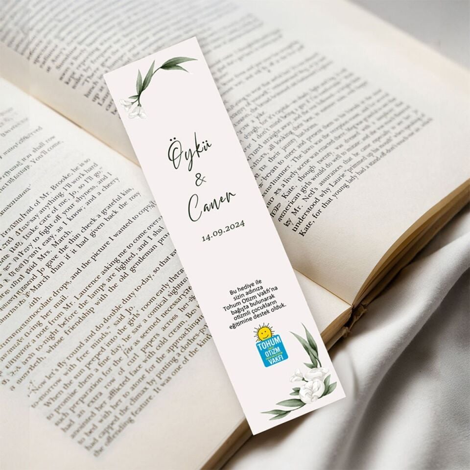 Kitap Ayracı | Beyaz Zambak