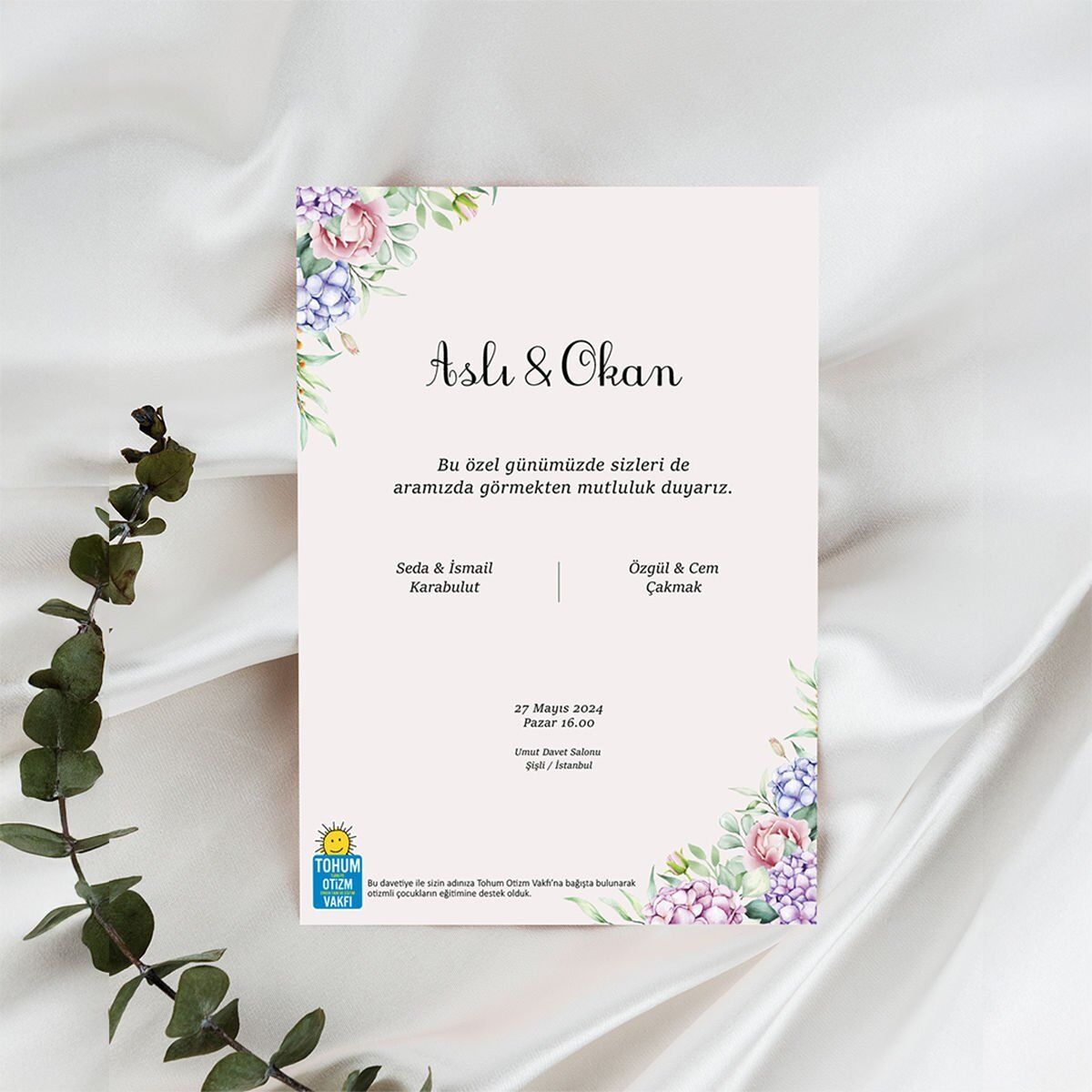 Davetiye | Ortanca Çiçek