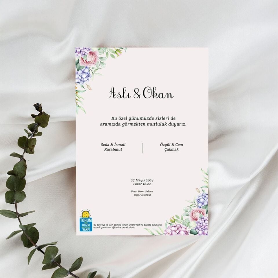 Davetiye | Ortanca Çiçek