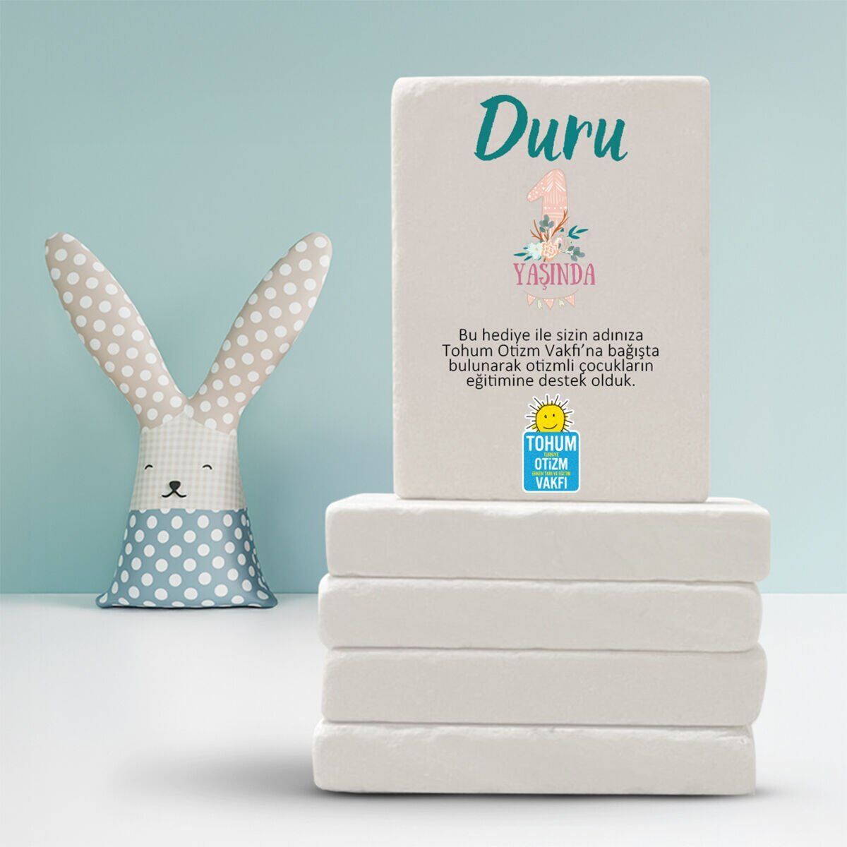 Doğal Taş Magnet | Çiçek