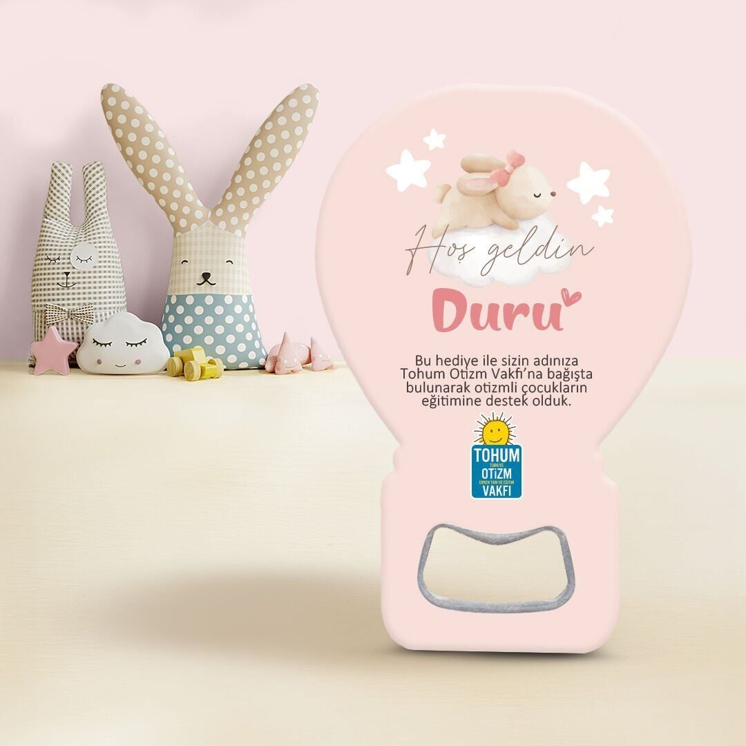 Balon Açacak Magnet | Tavşan