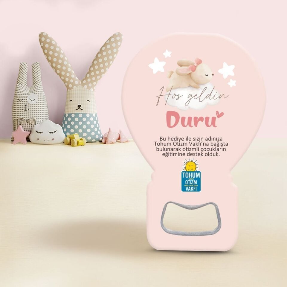 Balon Açacak Magnet | Tavşan