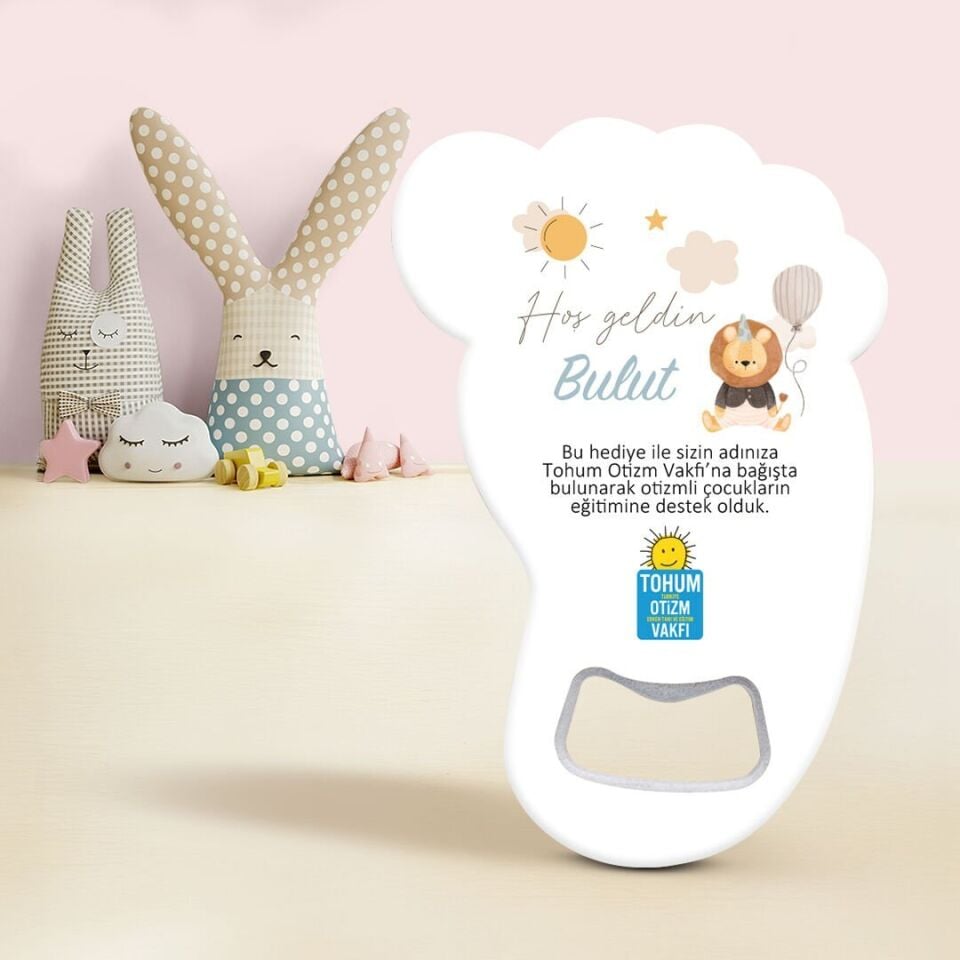 Ayak İzi Açacak Magnet | Aslan