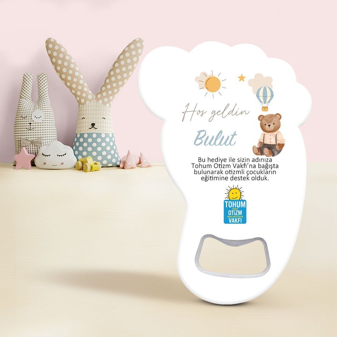 Ayak İzi Açacak Magnet | Ayıcık