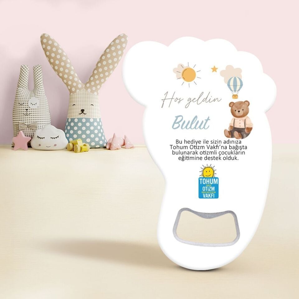 Ayak İzi Açacak Magnet | Ayıcık