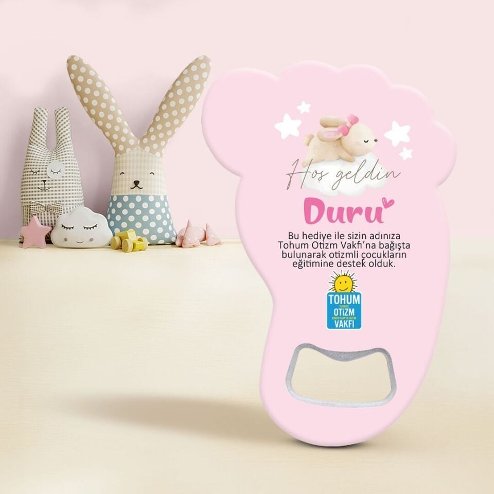 Ayak İzi Açacak Magnet | Tavşan