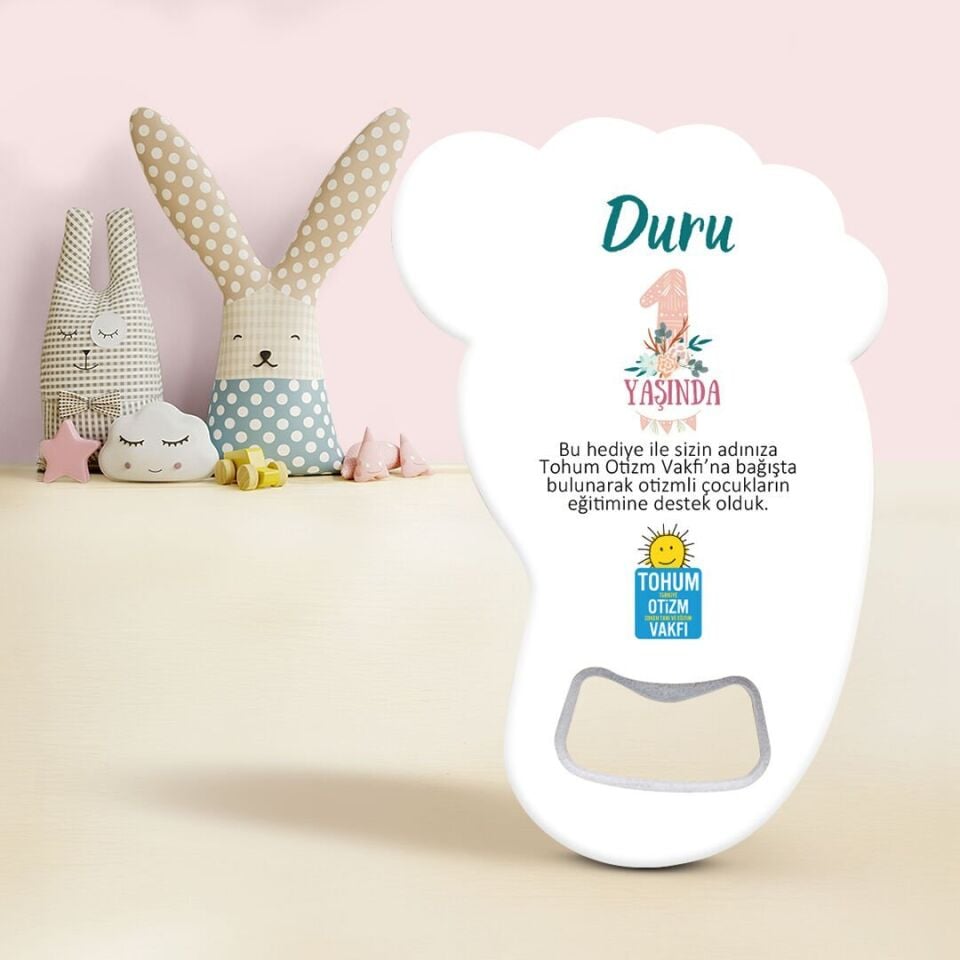 Ayak İzi Açacak Magnet | Kutlama