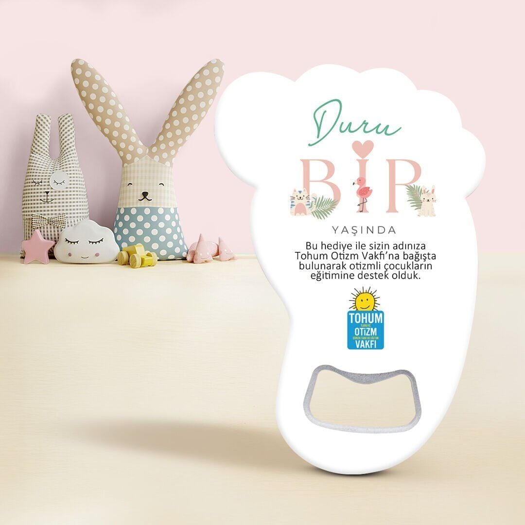 Ayak İzi Açacak Magnet | Sevimli Hayvanlar