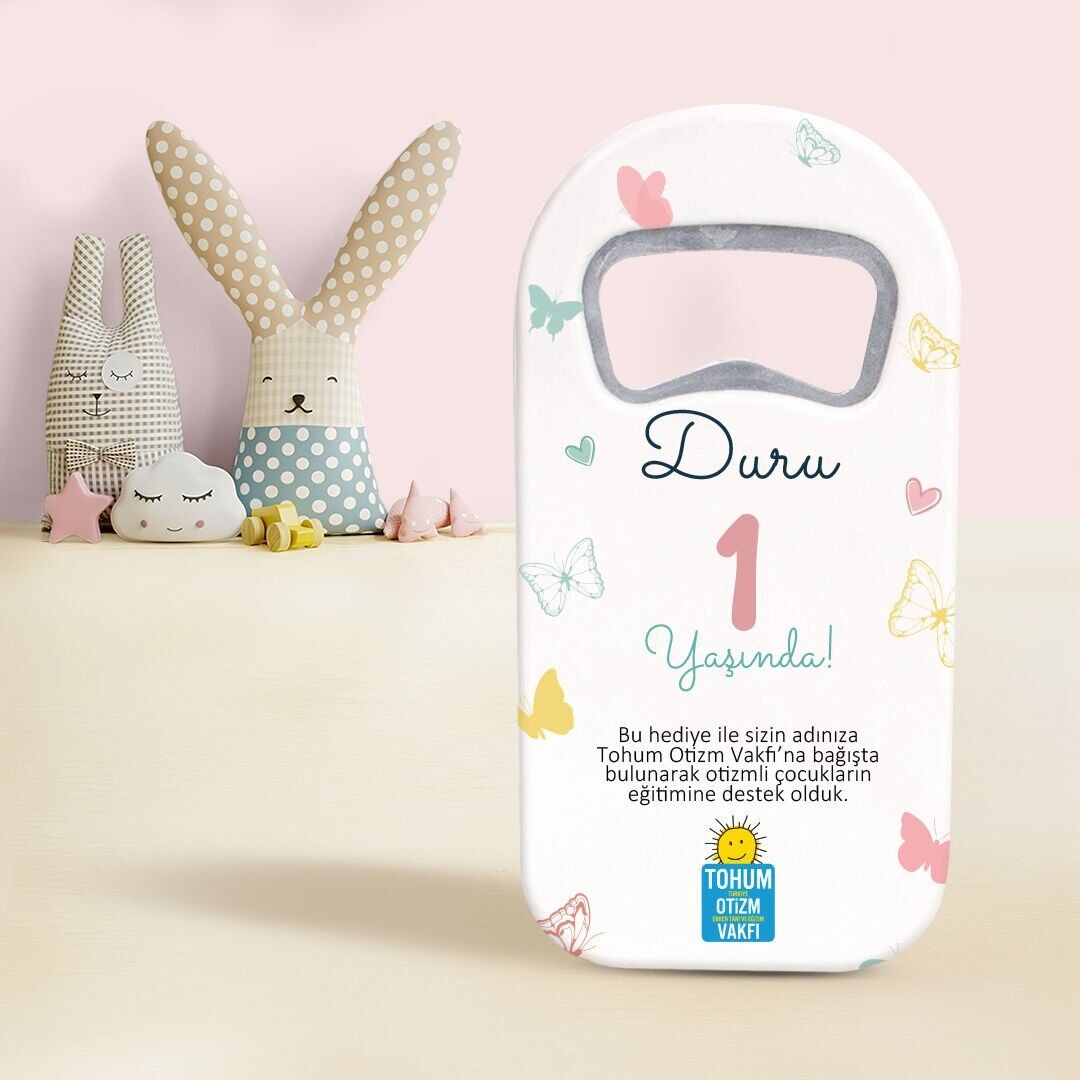 Dikey Açacak Magnet | Kelebek