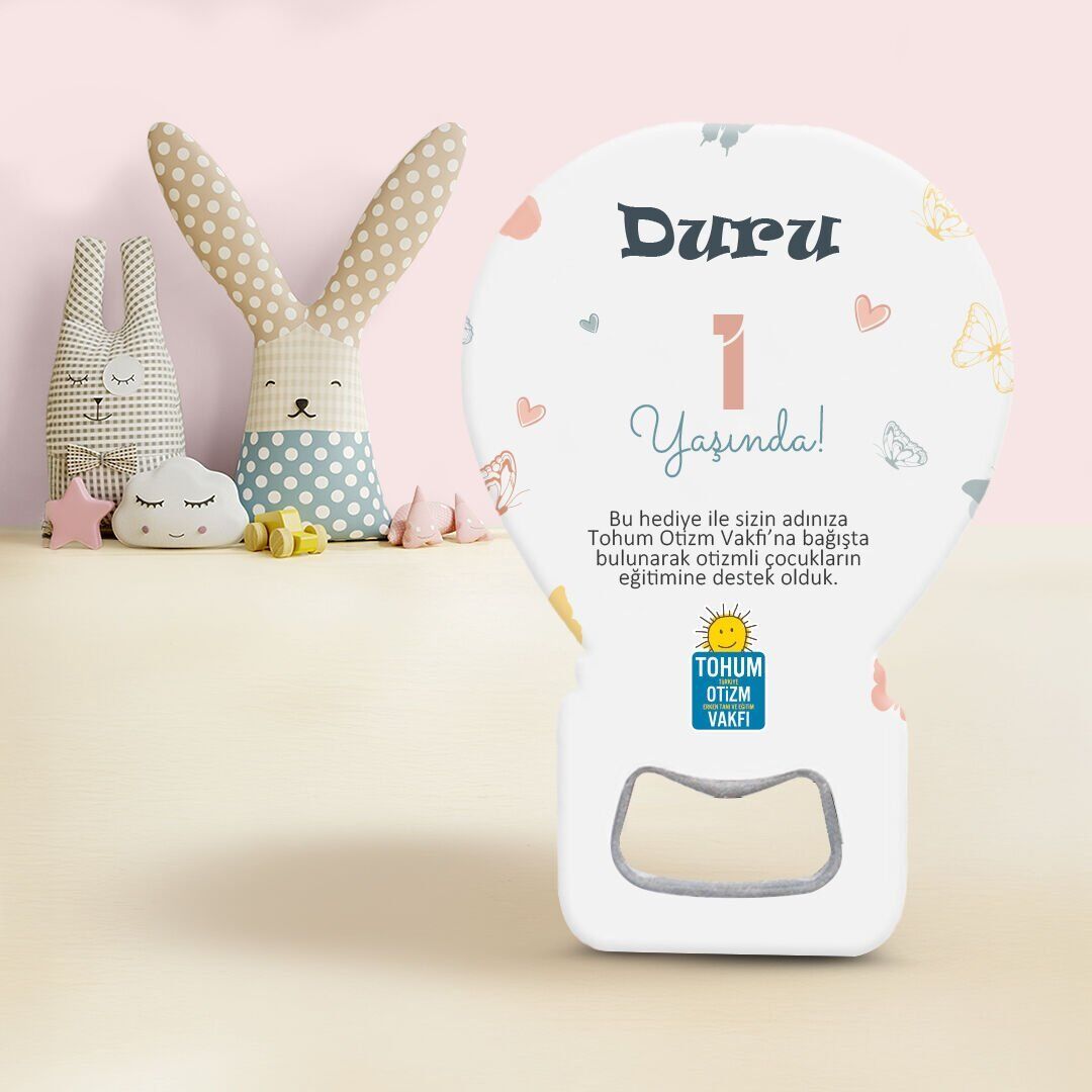 Balon Açacak Magnet | Kelebek